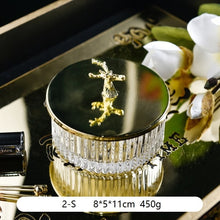 Load image into Gallery viewer, Glass Containers for Food Retro Clear Storage Jars with Lid Kitchen Creative Christmas Snack Tea Spice Cereal Decoration Bottles