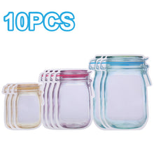 Load image into Gallery viewer, 10 Pcs Food Storage Bags Reusable Silicone Food Storage Container for Food Vegetable Meat Fruit Fresh Produce Kitchen Organizer
