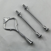 Load image into Gallery viewer, 3 Tier Crown Cake Cupcake Plate Stand Handle Hardware Fitting Holder DIY Cakes Plated Shelf Casual Party Plate Holder Stand Only
