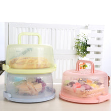 Load image into Gallery viewer, 1PC Portable Lightweight Round Birthday Cake Dessert Fruit Storage Carrier Box Container Case Lightweight Portable
